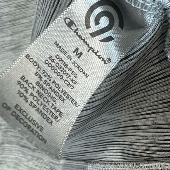 CHAMPION DUO DRY STRIPED ZIPPER JACKET, medium - Picture 9 of 12